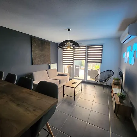 Apartment Proche Centre, Jardin & Climatisation 4pers